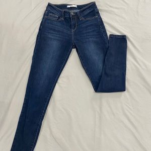 High waisted jeans